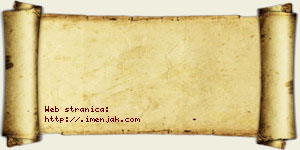 Kristina Veličković vizit kartica